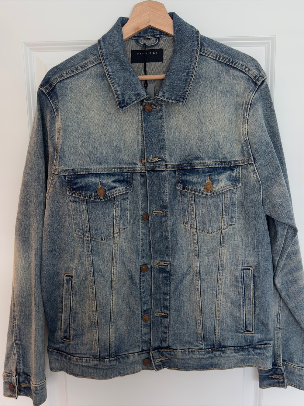 Denim Jacket Richie Le Collection BRAND NEW WITH TAGS men’s size L